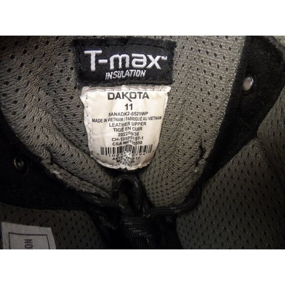 Dakota Men's 8" 529 HD3 Steel Toe SP Injected Welt Boots Black/Black Size 11M - Picture 5 of 11